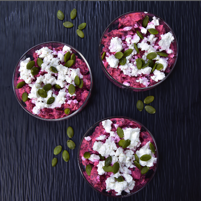 Beetroot Feta Salad Jar